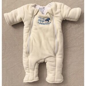 Baby Warm Cream Sleep Sack - Small
